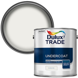 Dulux Trade Undercoat Paint Brilliant White 2.5