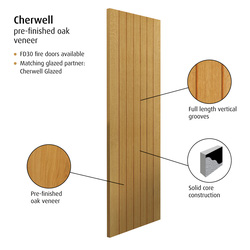 Cherwell Oak Internal Door P/F