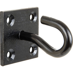 Chain Plate Hook Black - 87561 - from Toolstation