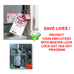 Master Lock Safety Lock-off Thermoplastic Padlock