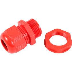 CED / IP68 Gland / Locknut Kit Red