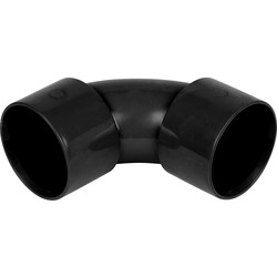 Aquaflow / Solvent Weld Bend 92.5° 40mm Black