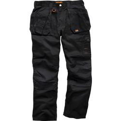 Scruffs Worker Plus Trousers 38" L Black