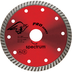 Spectrum MST Pro Tile & Porcelain Cutting Diamond Blade 115 x 22mm