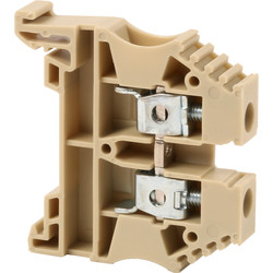 Din Rail Terminal 50A 600V 6mm - 88141 - from Toolstation