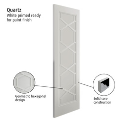 Quartz White Internal Door