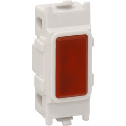 Grid Neon Indicator Lamp Red