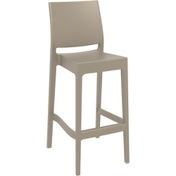 Maya 75cm Bar Stool Taupe