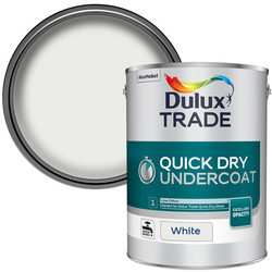 Dulux Trade Quick Dry Undercoat Paint White 5L