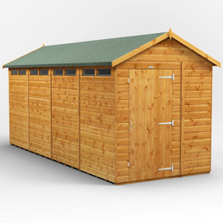 Power Apex Security Shed 16' x 6'
