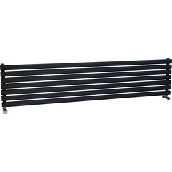 Ximax Bristol Single Horizontal Designer Radiator 410 x 1800mm 2754Btu Anthracite