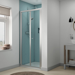 Aqualux / Aqualux Origin 6 6mm Shower Enclosure Bi-Fold Door Only 900mm