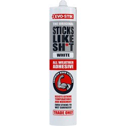 Evo-Stik Sticks Like Sh*t 290ml White - 89121 - from Toolstation