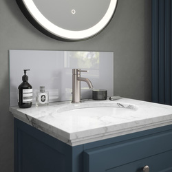 Splashback Pearl Shimmer Self-Adhesive Glass Bathroom Splashback 600 x 250mm