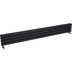 Ximax Bristol Double Horizontal Designer Radiator 236 x 1800mm 2758Btu Anthracite