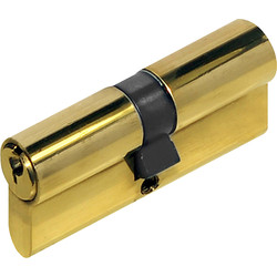 6 Pin Double Euro Cylinder 30-30mm Brass