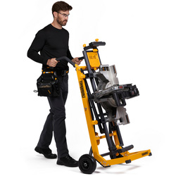 Toughbuilt Quikset Mitre saw stand trolley