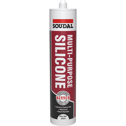 Soudal Soudal Trade Multi Purpose Silicone 270ml White - 90043 - from Toolstation