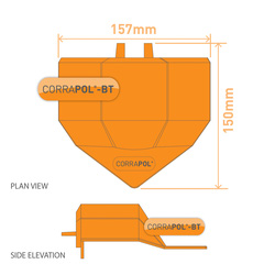 Corrapol-BT Aluminium Super Ridge Endcap