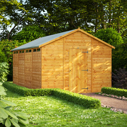 Power / Power Security Apex Shed 16' x 10'