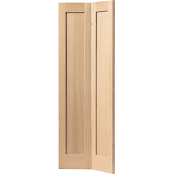 JB Kind / Etna Oak Bi-fold Internal Door Unfinished 35 x 1981 x 762mm