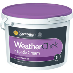 Sovereign WeatherChek Façade Cream 5L
