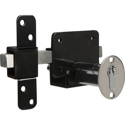 GateMate GATEMATE EURO Long Throw Lock Double Locking 2" (50mm) - 90422 - from Toolstation