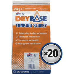 Safeguard / Drybase BBA Tanking Slurry 25kg Grey