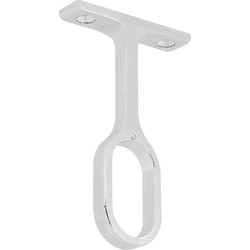 Rothley / Stainless Steel Oval Centre Bracket 30mm x 15mm