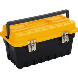 Olympia Olympia Metal Latch Toolbox with Tote Tray 530mm (21") - 91533 - from Toolstation