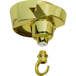 Unbranded Ceiling Rose Brass - 91561 - from Toolstation
