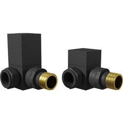 Cassellie / Corner Radiator Valve Pack (Pairs) Anthracite