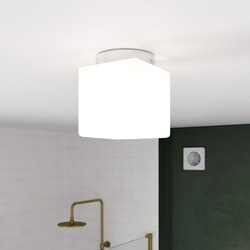 Sensio Mabelle Square Bathroom IP44 Ceiling Light Chrome Square