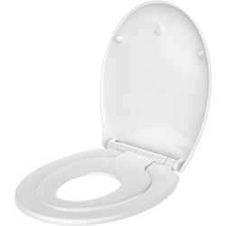 Thermoplastic Soft Close Family Toilet Seat  - 92100 - from Toolstation