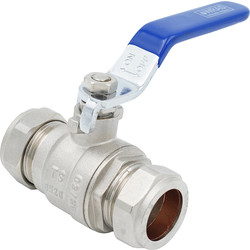 Made4Trade Made4Trade Lever Ball Valve 22mm Blue - 92144 - from Toolstation