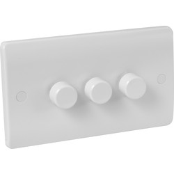 Scolmore Click / Click Mode White Dimmer Switch