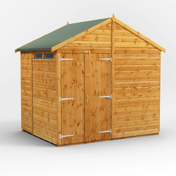 Power Apex Security Shed 6' x 8' - Double Doors