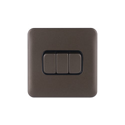 Schneider Electric Lisse Mocha Bronze Screwless 10AX Switch