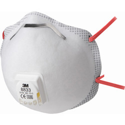 3M / 3M 8833 Cup Shaped Dust & Metal Fume Respirator