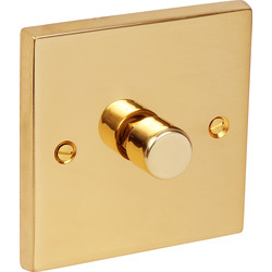 Axiom Victorian Dimmer Switch 1 Gang 1 Way 400W - 92638 - from Toolstation