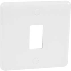 Wessex Electrical / Wessex White Grid Face Plate 1 Gang