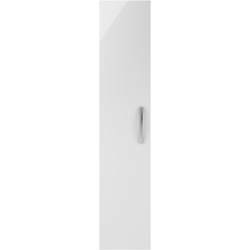 nuie Athena Single Door Wall Hung Tall Unit 300mm Gloss White