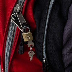 Tri-Circle Brass Padlock
