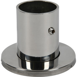 Rothley Stainless Steel End Socket 19mm With Cover Plate - 92865 - from Toolstation