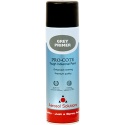 Industrial Spray Primer 500ml Grey - 92867 - from Toolstation