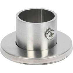 Rothley / Stainless Steel End Socket 25mm With Cover Plate