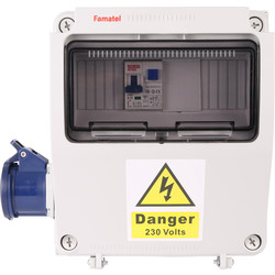 Famatel / Hook Up Unit 16A Socket & RCBO