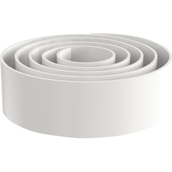 Kitchen Kit / Kitchen Kit Flatpack J-Pull Edge Tape Ultra Matt White 50m