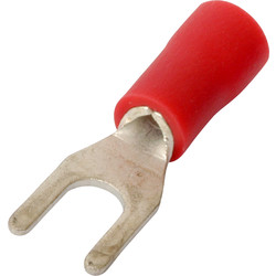 Fork Connector 1.5 x 3.7mm Red - 93054 - from Toolstation