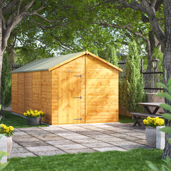 Power Windowless Apex Shed 20' x 8'